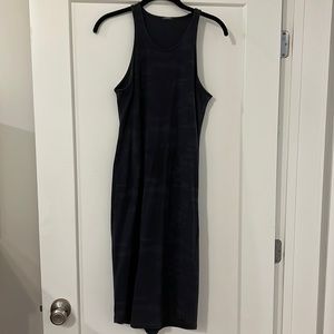 Monroe Fitted Racerback dress gray camo Size large